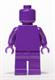 Dark Purple Lego Monochrome minifigure